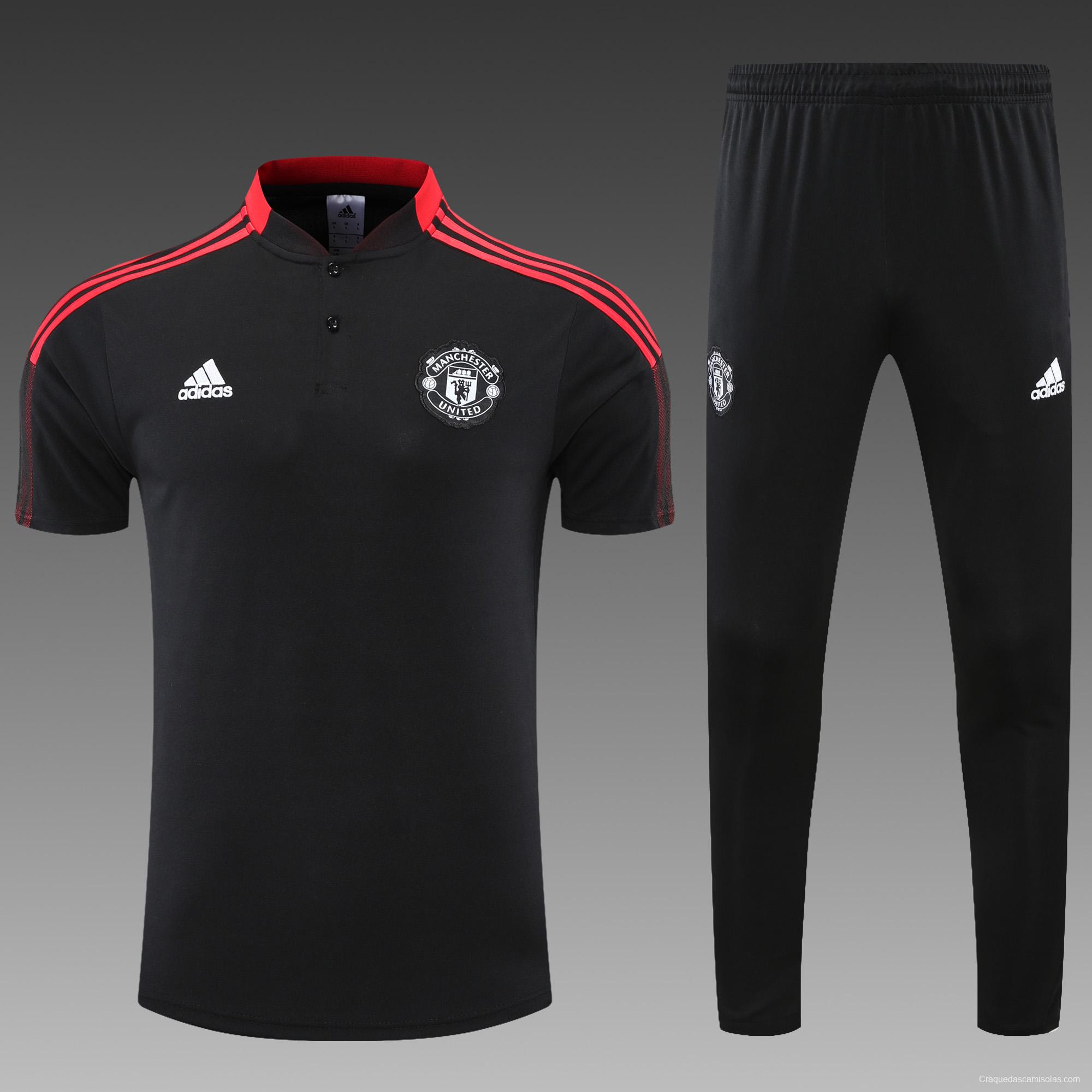 Manchester United POLO kit Black and red stripes(not supported to be sold separately)