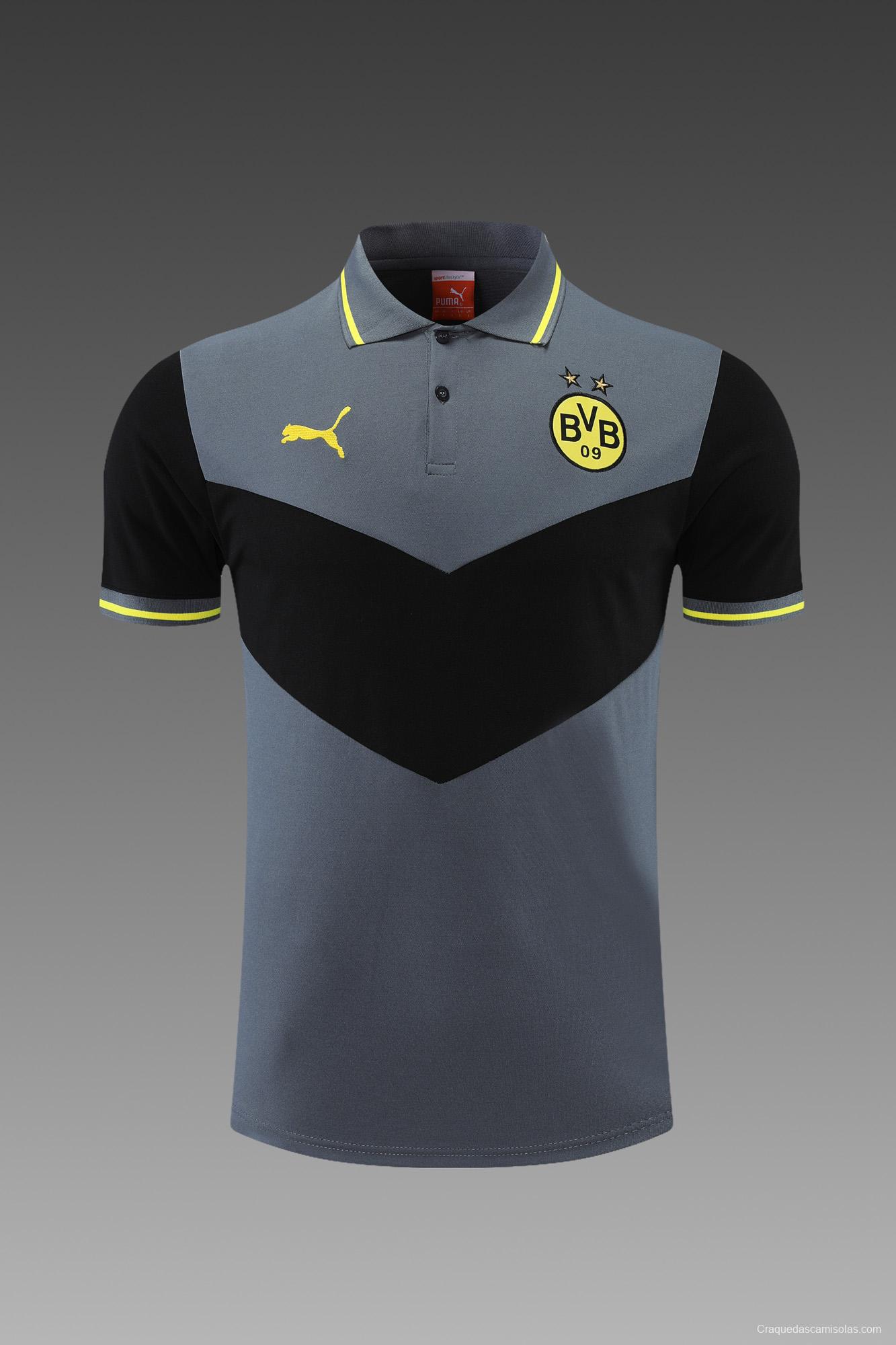 Borussia Dortmund POLO kit Grey Black (not supported to be sold separately)