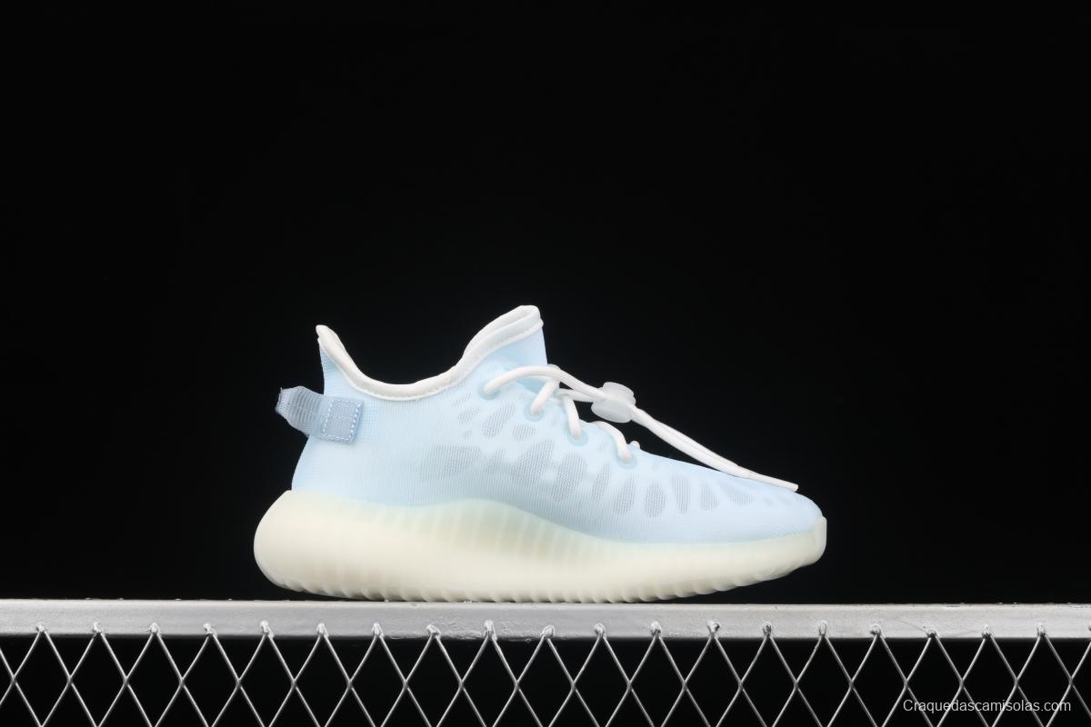 Kids Adidas Yeezy 350 Boost V2 GW2869 Darth Coconut 350 second Generation Kids