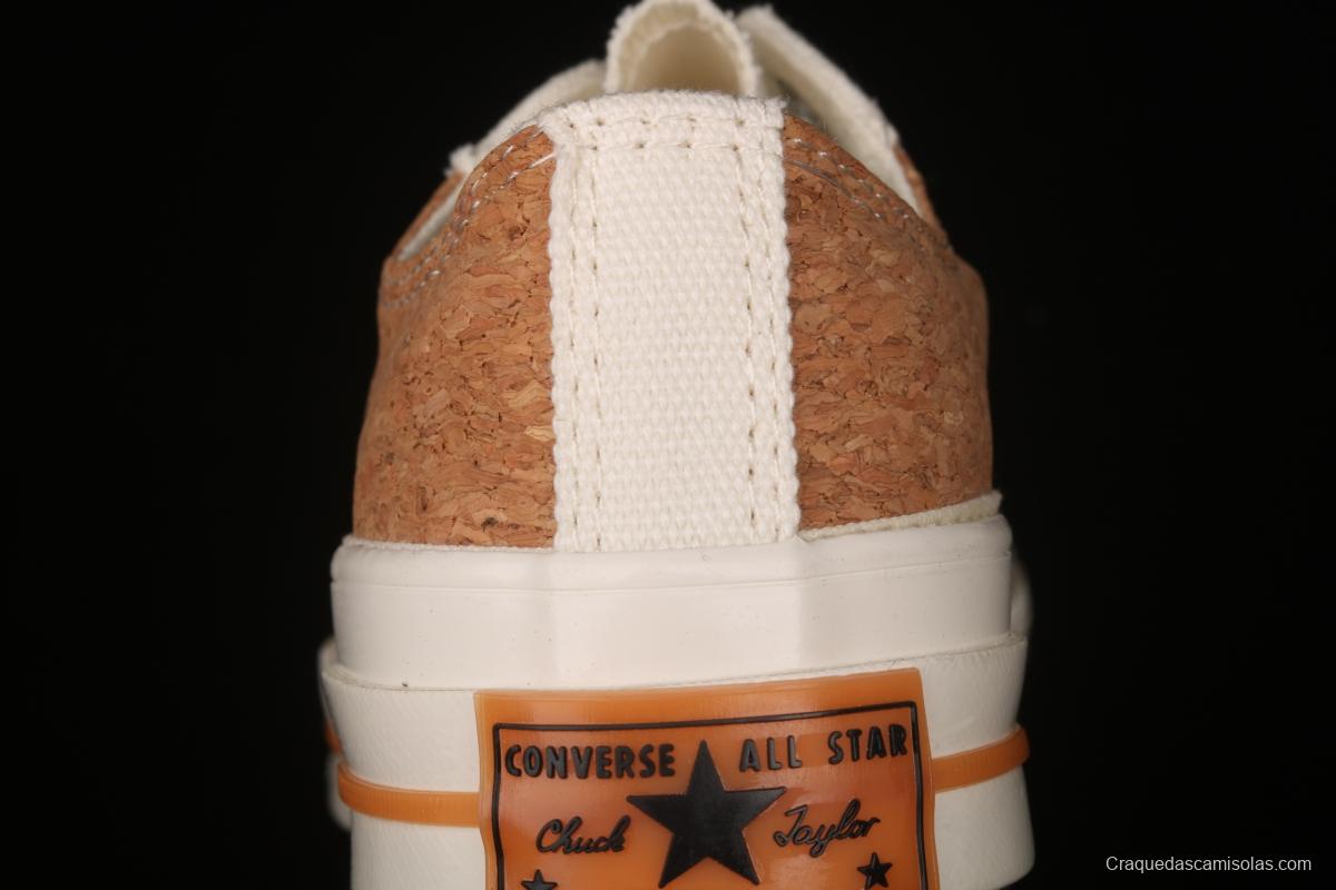 Converse 1970's Converse new cork color textile spliced low-top casual board shoes 170855C