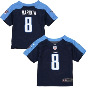 Toddler Marcus Mariota 8 Navy Player Limited Team Jersey