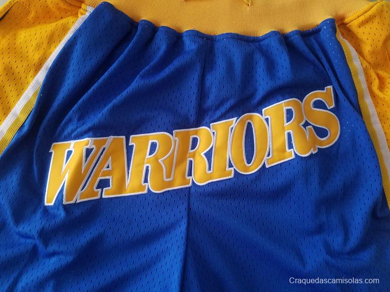 Golden State 1995-96 Throwback Classics Basketball Team Shorts