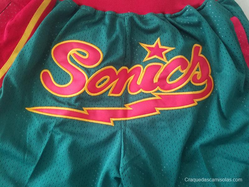 Seattle 1995-96 Throwback Classics Basketball Team Shorts