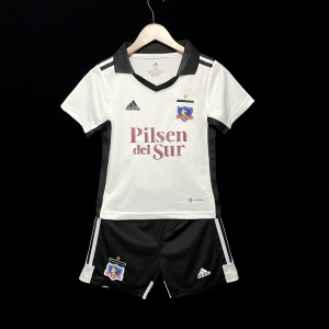 22/23 Colo Colo Home Kids 16-28 Soccer Jersey