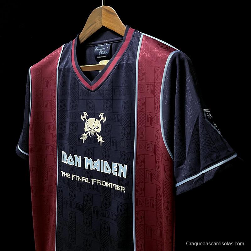 Retro 2011 West Ham Iron Maiden Home Soccer Jersey