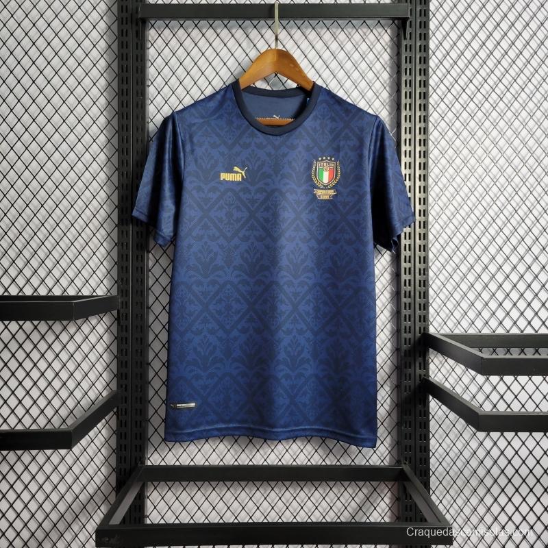 2022 Italy European Championship Special Edition Royal Blue Jersey