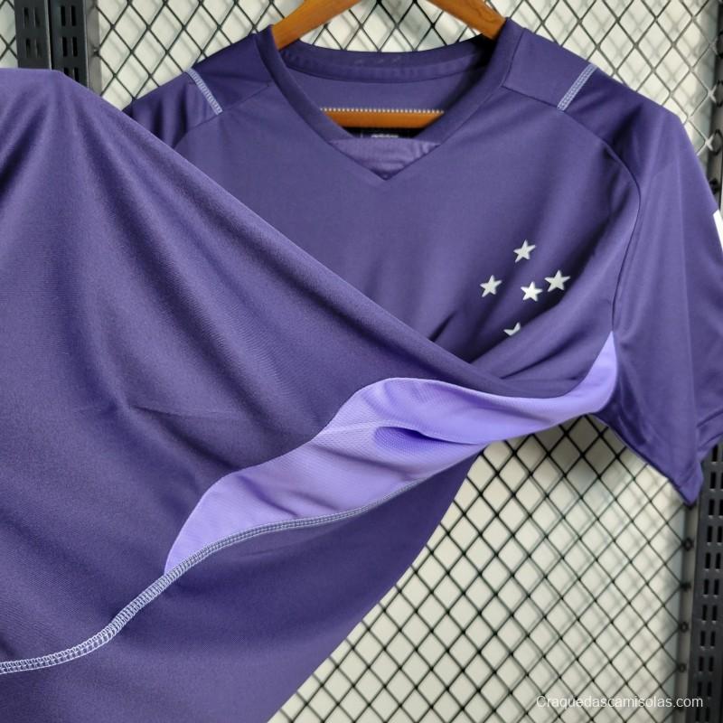 23-24 Cruzeiro Purple Training Jersey