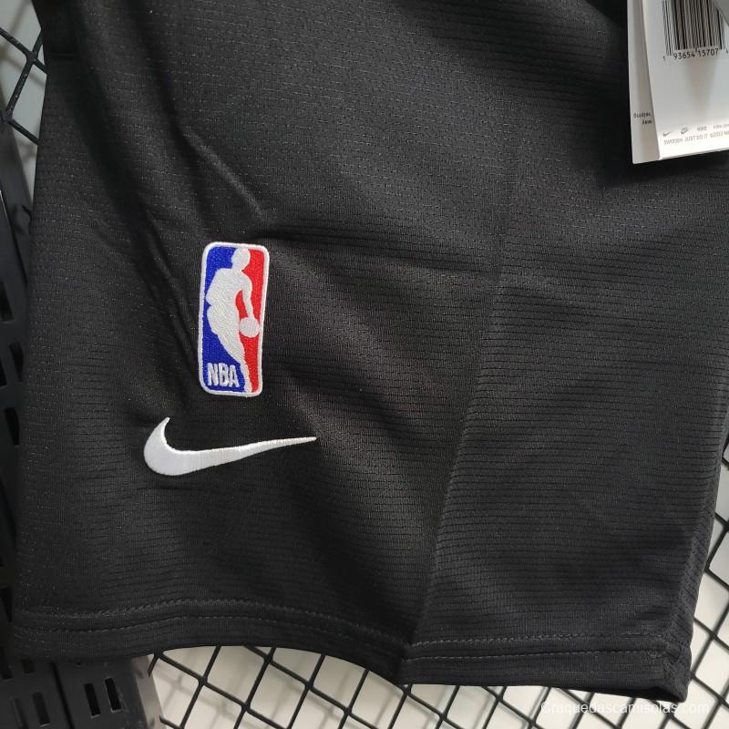 23 24 NBA Nets Black Shorts