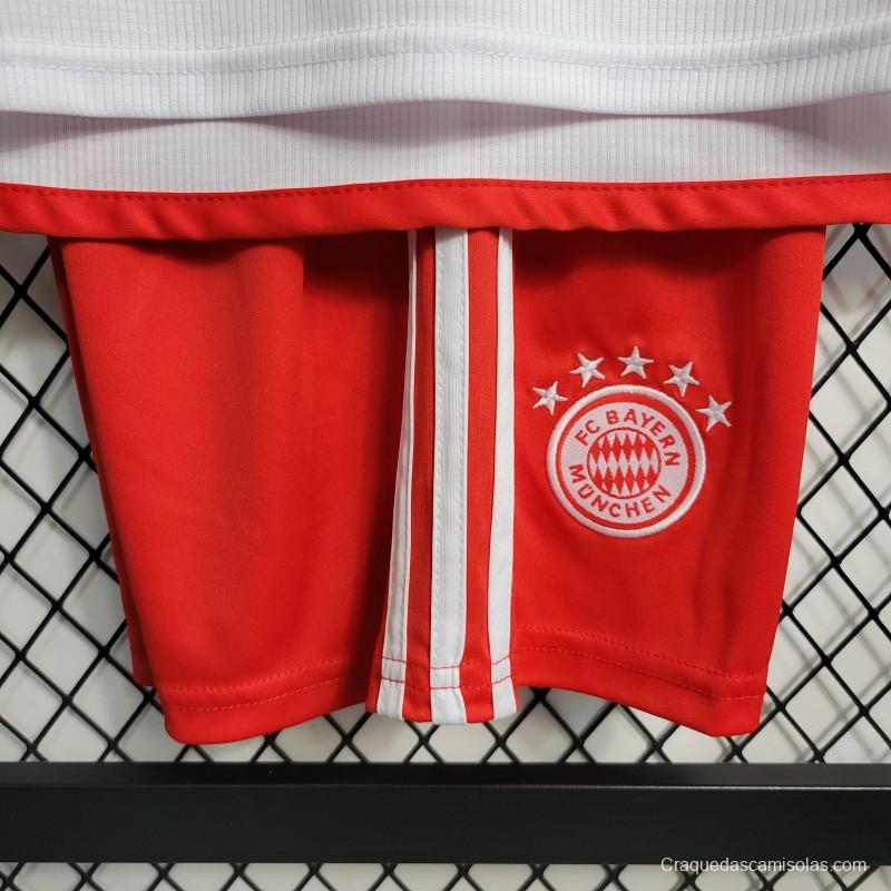 23-24 KIDS Bayern Munich Home Jersey  Size 16-28