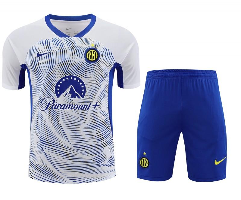 24/25 Inter Milan White Short Sleeve Jeresy+Shorts