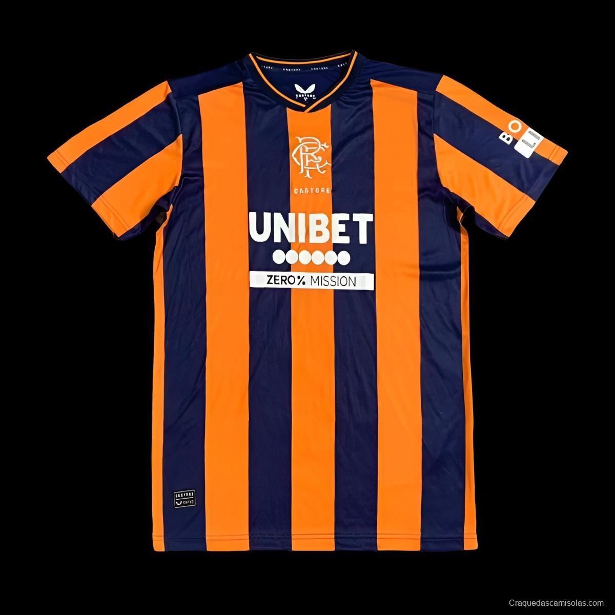 23/24 Glasgow Rangers Third Orange Jersey