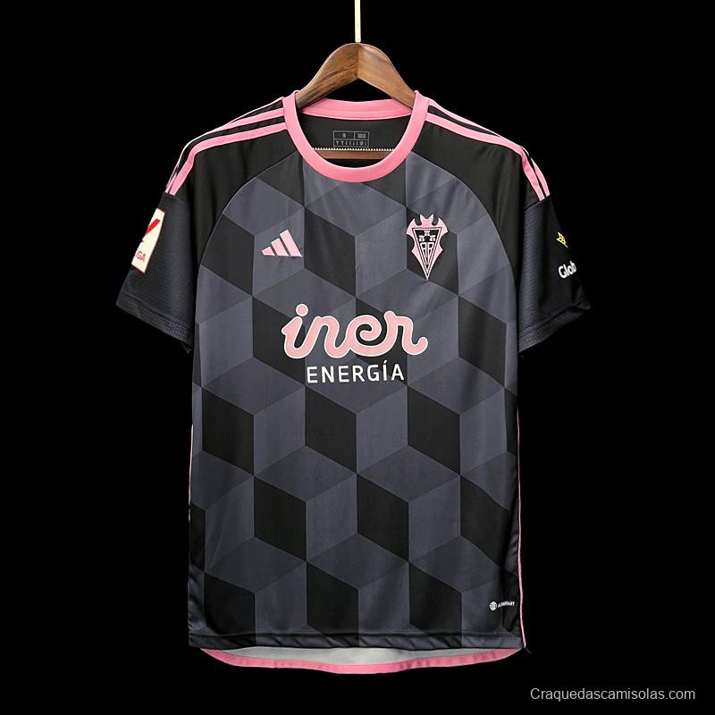 23/24 Albacete Balompie Away Black Jersey