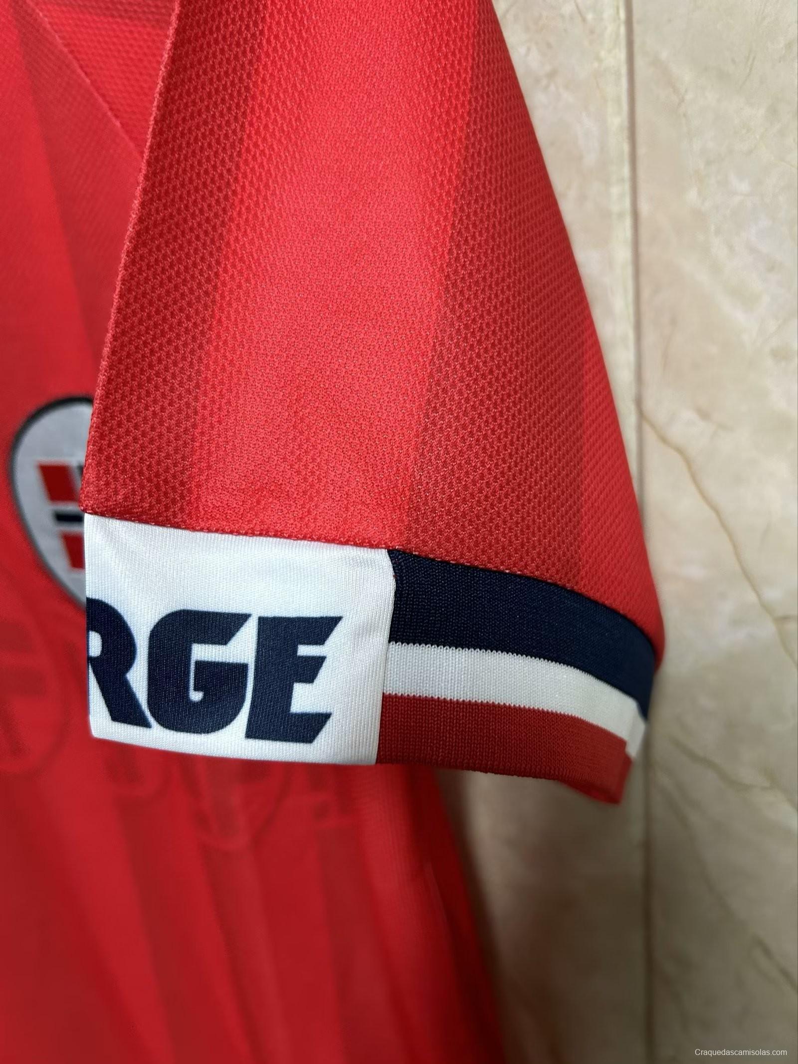 Retro 1998 Norway Home Jersey