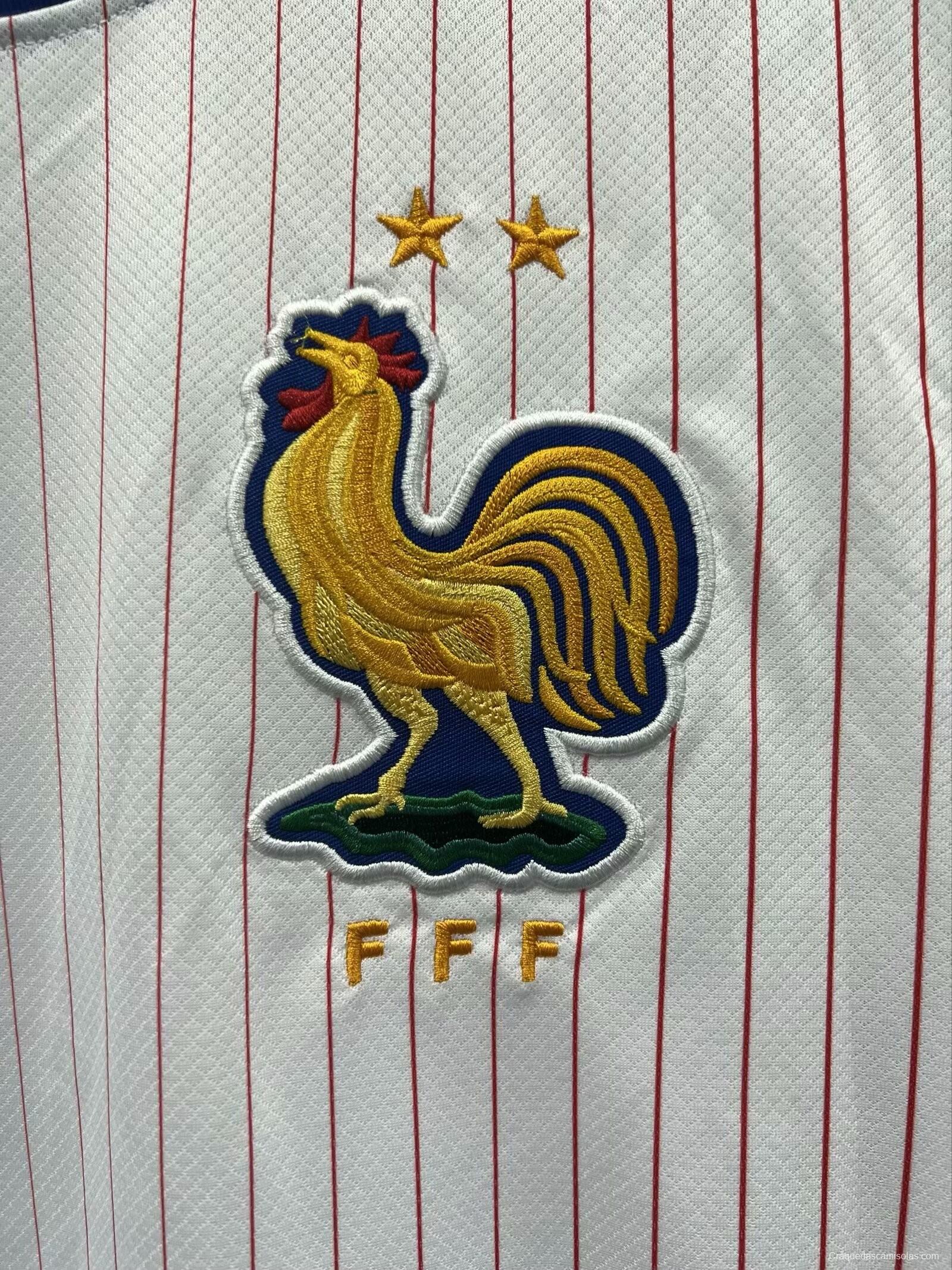 2024 France Away White Jersey