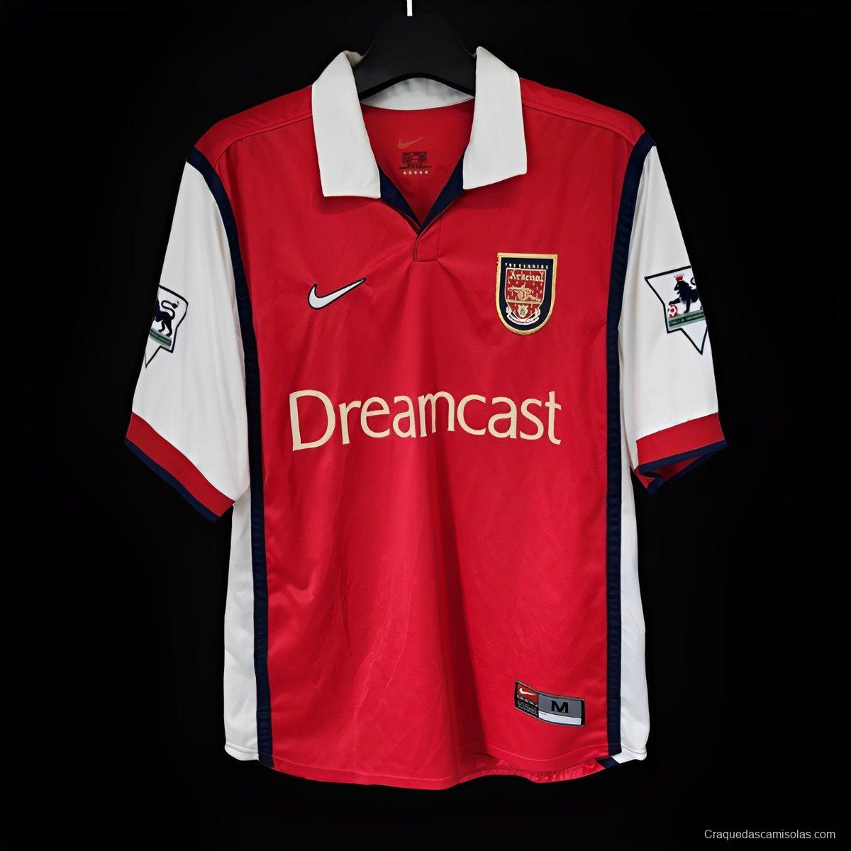 Retro 99/00 Arsenal Home Jersey